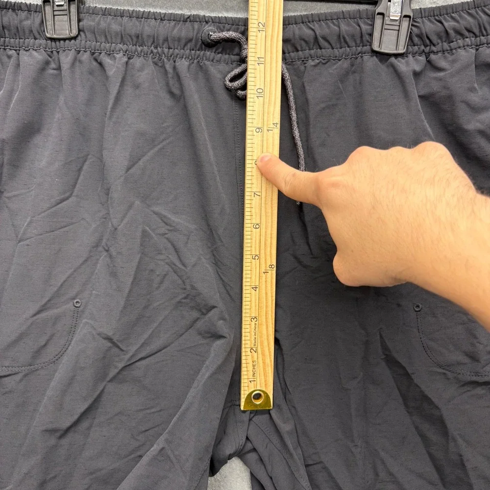 Allbirds Shorts Mens XL Natural Run Black Merino Wool Blend Athletic Training